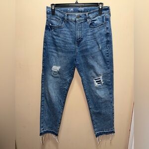 a.n.a Relaxed Distressed Denim Jeans